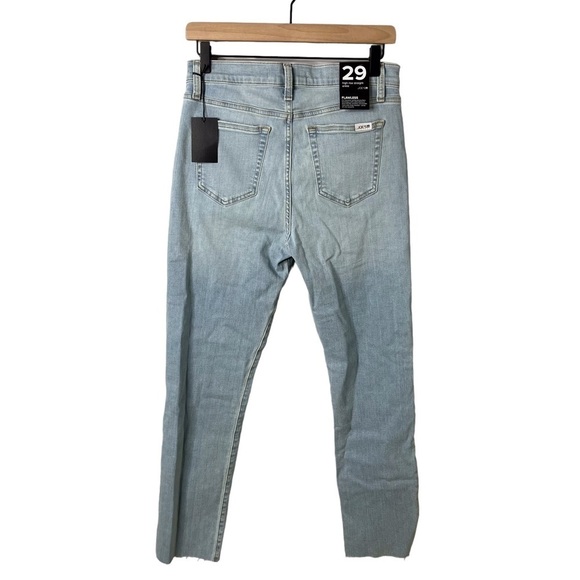 Joes High Rise Straight Jeans Ankle Length Light Wash Size 29 Distressed - Picture 4 of 8
